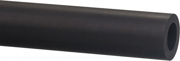 Plastic Round Tube: 1" ID, 1-1/2" OD, 8' OAL, Gray, Nylon 6/6 (MDS-Filled)