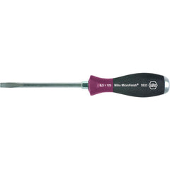 Slotted Screwdrivers; Blade Width (Inch): 1/4; Blade Length (Inch): 5; Overall Length (Decimal Inch): 9.4000; Handle Length (Decimal Inch - 4 Decimals): 4.4000