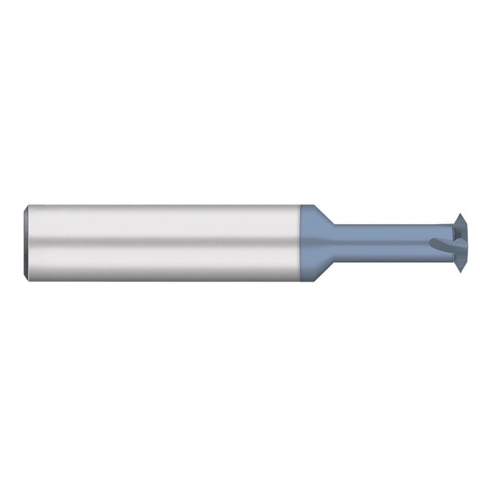 Single Profile Thread Mills; Maximum Threads Per Inch: 32; Minimum Pitch (Decimal Inch): 0.1000; Minimum Pitch (mm): 0.10; Minimum Threads Per Inch: 10; Maximum Pitch (Decimal Inch): 0.0313; Material: Solid Carbide; Thread Type: Internal, External