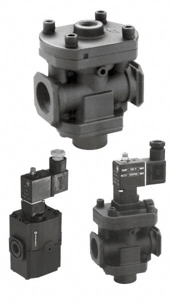 Smooth Start Air Valve: Solenoid Actuator, NPT Thread