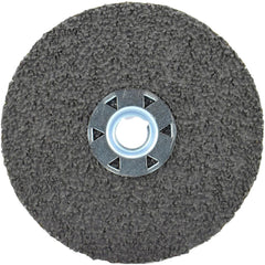 Fiber Disc:  7" Disc Dia, 5/8-11 Hole, Threaded Arbor Hole, 80 Grit, Ceramic Alumina