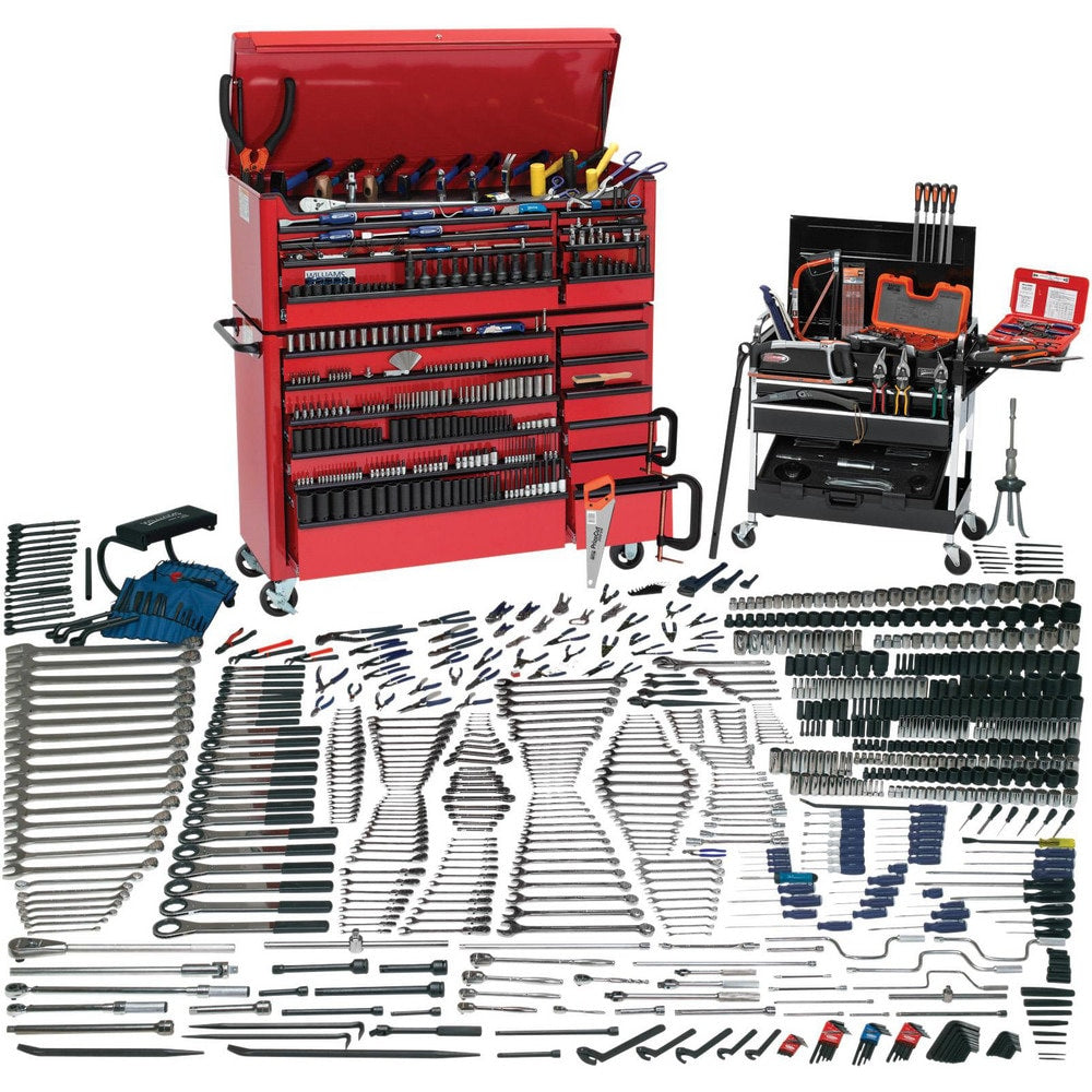 Combination Hand Tool Set: 500 Pc, Mammoth Metric Tool Set