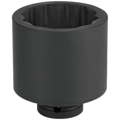 Impact Socket: 1" Drive, 4-1/4" Socket, Square Drive