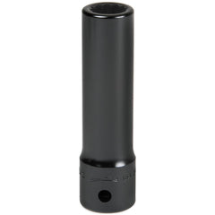 Impact Socket: 1/2" Drive, 21 mm Socket, Square Drive