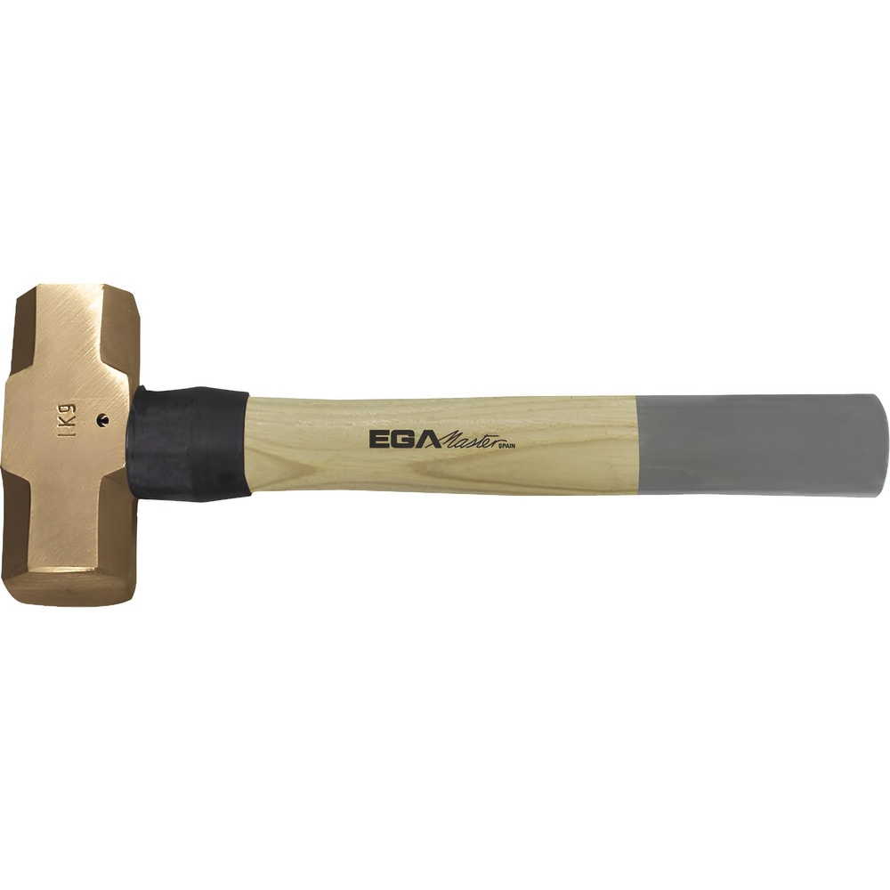 Sledge Hammers; Head Weight (Lb): 14.9914; Tool Type: Sledge Hammer; Head Material: Beryllium Copper; Head Weight Range: 10 Lb and Larger; Handle Material: Hickory; Overall Length Range: 25 to 35.9