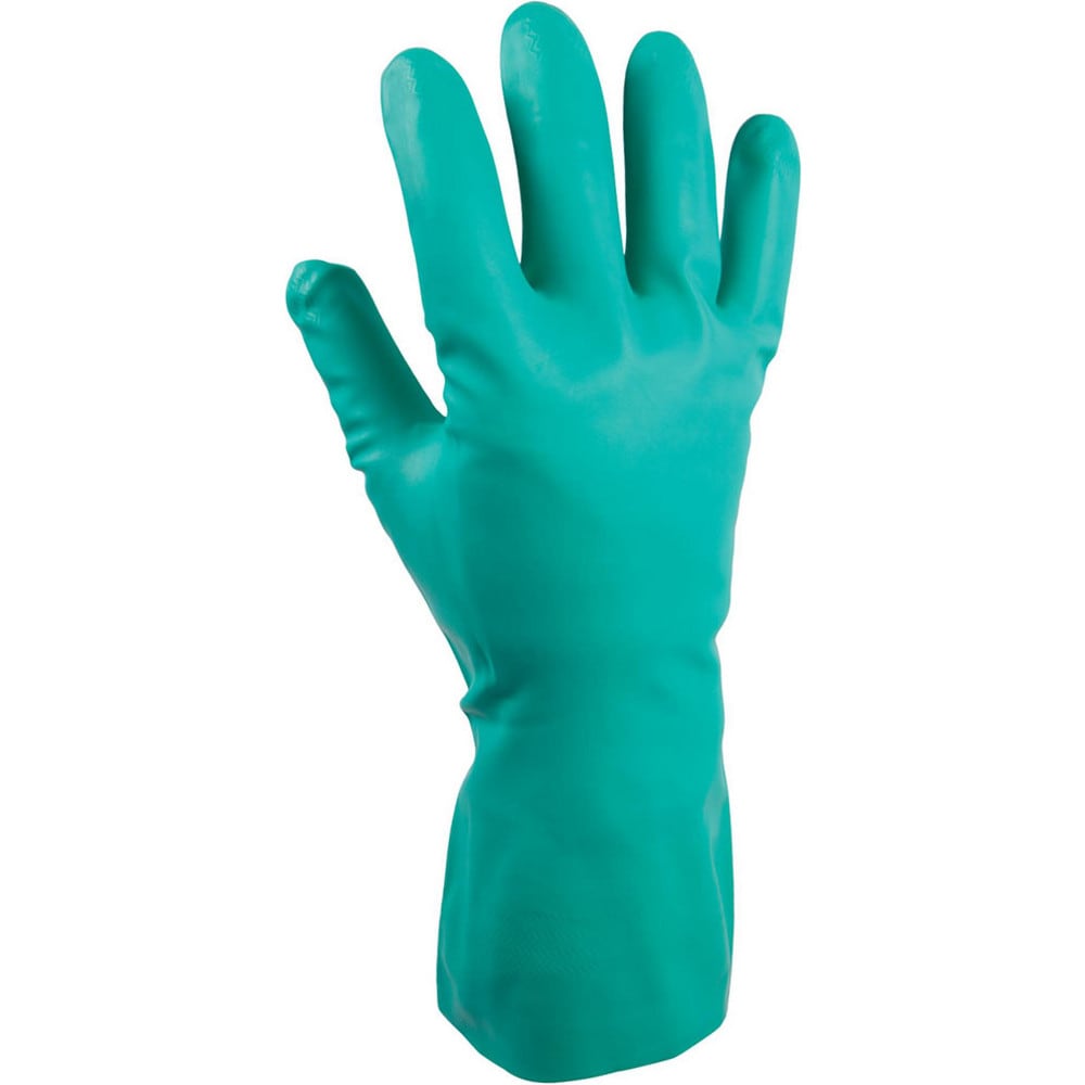 Chemical Resistant Gloves: SHOWA NM15FL, Nitrile-Coated, Nitrile, Supported, General Purpose Chemical-Resistant