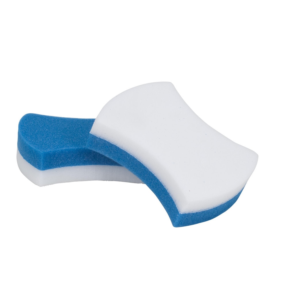 Sponges & Scouring Pads; Pad Type: Scrub Sponge; Scour Type: Scratch-Free; Material: Foam; For Use With: General Surface Cleaning; Scrubbing Level: Light-Duty; Color: White, Blue