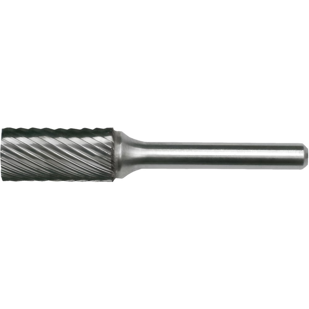 Abrasive Bur: SB-51, 1/4" Cut Dia, Cylinder With End Cut, Standard Cut