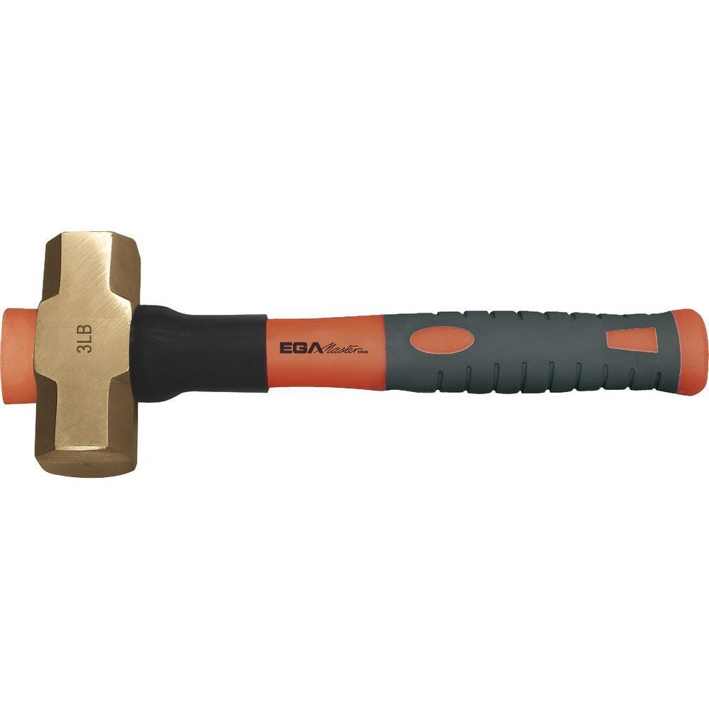 Sledge Hammers; Head Weight (Lb): 10.0000; Tool Type: Sledge Hammer; Head Material: Beryllium Copper; Head Weight Range: 10 Lb and Larger; Handle Material: Fiberglass; Overall Length Range: 25 to 35.9