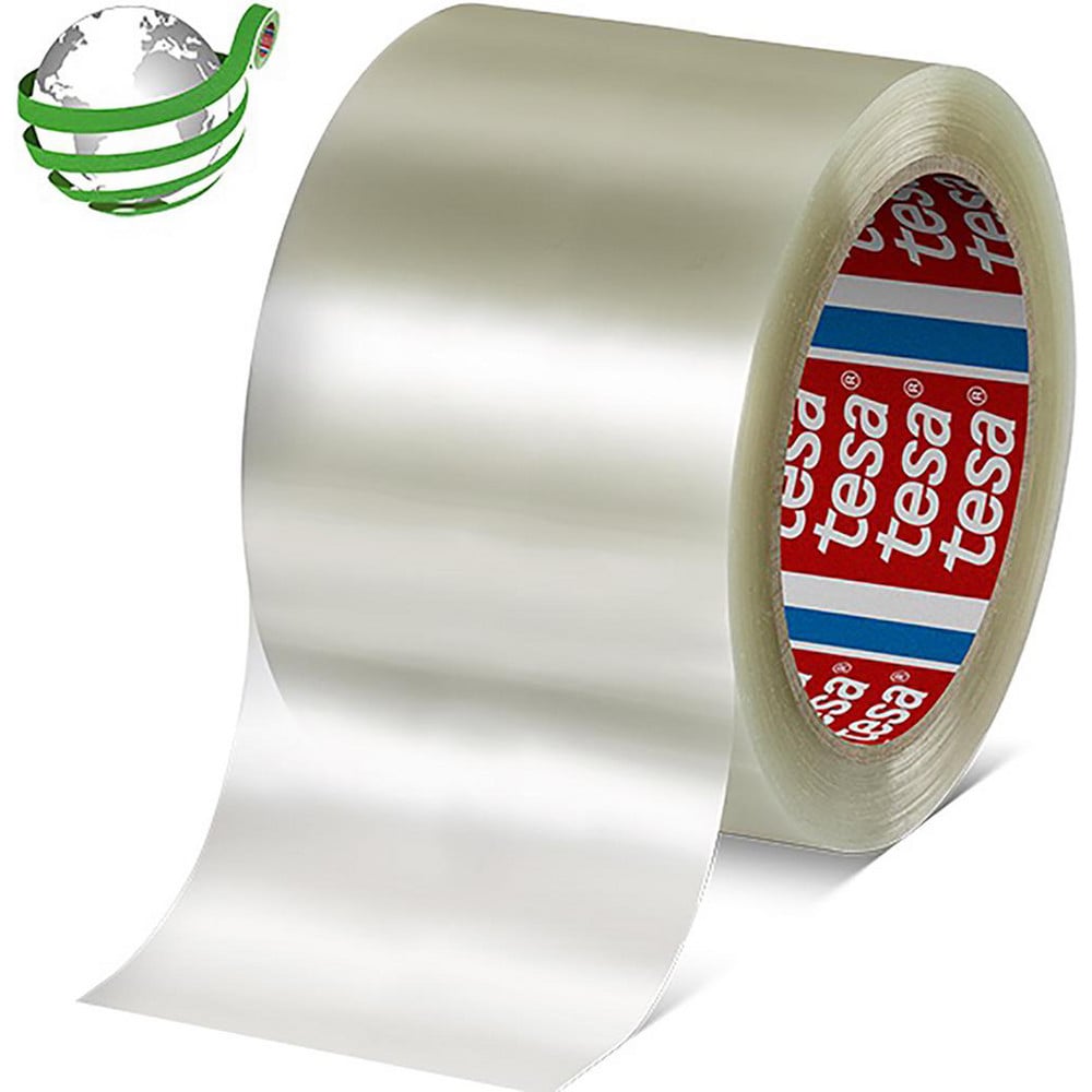 Recycled PET Packaging Tape: 75 mm x 66 m, Transparent