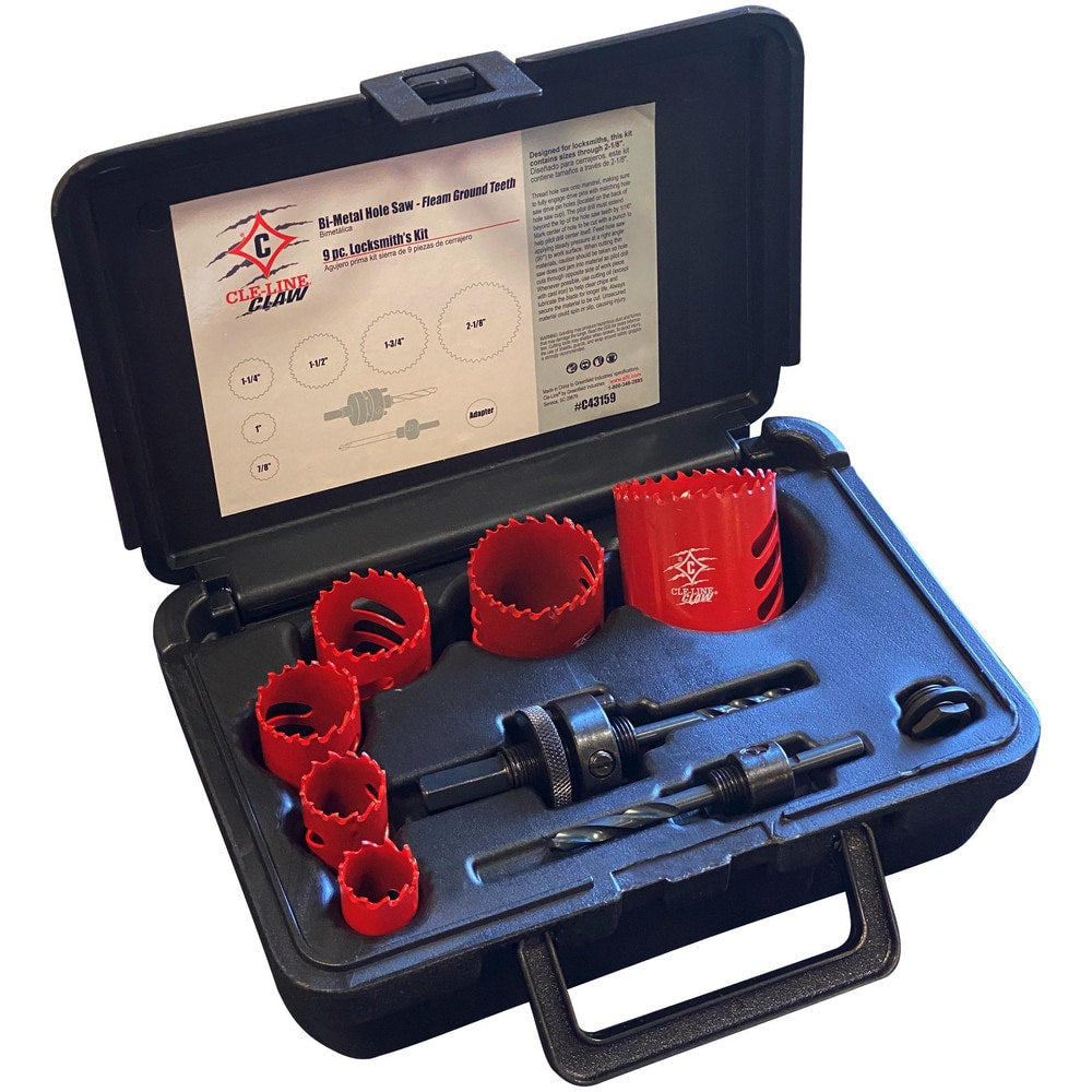 Locksmiths Hole Saw Kit