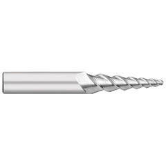 Ball End Mill: 1/8" Dia, 1/2" LOC, 3 Flute, Solid Carbide