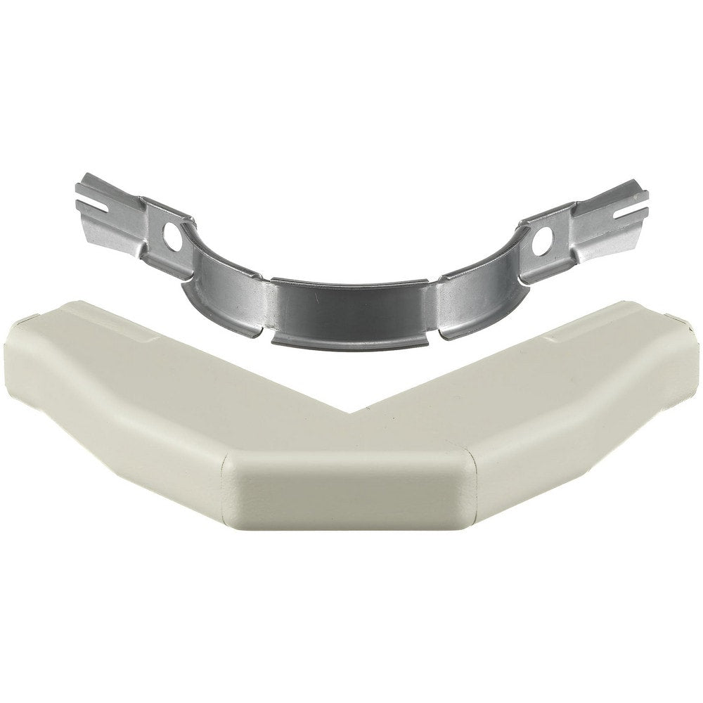 Raceway Fittings & Accessories; Product Type: External Elbow; Overall Length: 6.50; Color: Ivory; Overall Width: 4; Overall Height: 0.8 in; Material: Steel