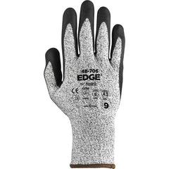 Cut, Puncture & Abrasion-Resistant Gloves: Edge 48-706, Size 2X-Large, ANSI Cut A3, ANSI Puncture 5, Foam Nitrile, HPPE