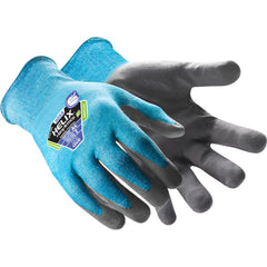 Cut, Puncture & Abrasion-Resistant Gloves: Helix Helix, Size Large, ANSI Cut A4, ANSI Puncture 2, Nitrile, HPPE Blend