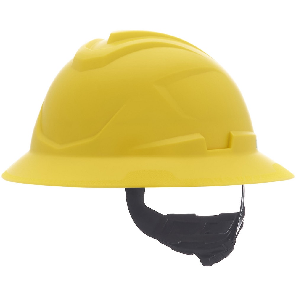 Hard Hat: Construction, Energy Company, Heat Protection, Manufacturing, Mining, Oil and Gas & Utilities, Full Brim, N/A, Class E, 4-Point Suspension