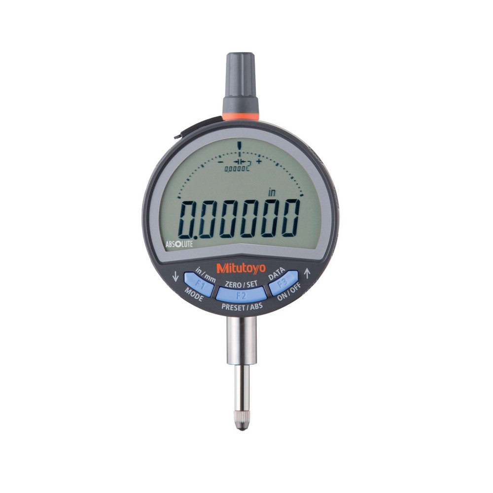 LCD Electronic Drop Indicator: 12.70 mm Max, Flat Back