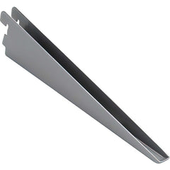 Brackets; Bracket Type: Double Shelf Bracket; Mount Type: Insert; Length (Inch): 12.5 in; Bracket Material: Metal; Load Capacity: 280; Overall Width: 0.5 in; Finish: Titanium