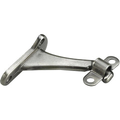 Brackets; Bracket Type: Handrail Bracket; Mount Type: Screw-On; Length (Inch): 3.22 in; Bracket Material: Aluminum; Load Capacity: 176; Overall Width: 1.44 in; Finish: Nickel