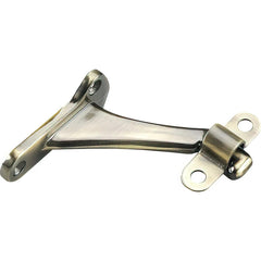 Brackets; Bracket Type: Handrail Bracket; Mount Type: Screw-On; Length (Inch): 3.22 in; Bracket Material: Aluminum; Load Capacity: 176; Overall Width: 1.44 in; Finish: Brass