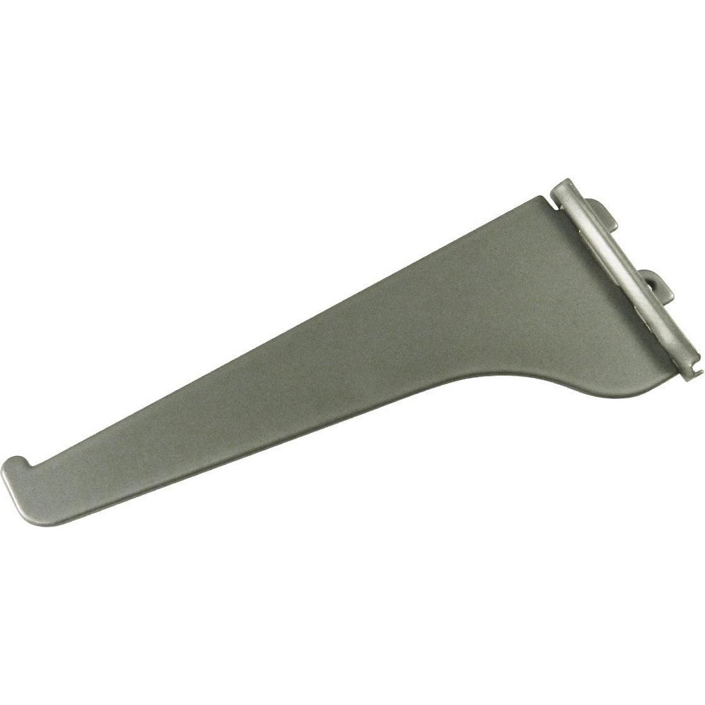 Brackets; Bracket Type: Shelf Bracket; Mount Type: Insert; Length (Inch): 6 in; Bracket Material: Metal; Load Capacity: 50; Overall Width: 0.5 in; Finish: Titanium