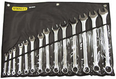 Combination Wrench Set: 14 Pc, Inch