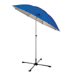 Umbrellas; Type: Umbrella with Stand; Diameter (Inch, Fraction): 90; Color: Blue; Length (Inch): 96; Material: Polyester; Features: Vented, Adjustable; Handle Material: Steel; Hazard Risk Category HRC (HRC): 0