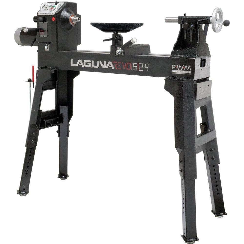 Woodworking Lathe: 15" Swing, 24" Between Centers, 1.5 HP, 110 V