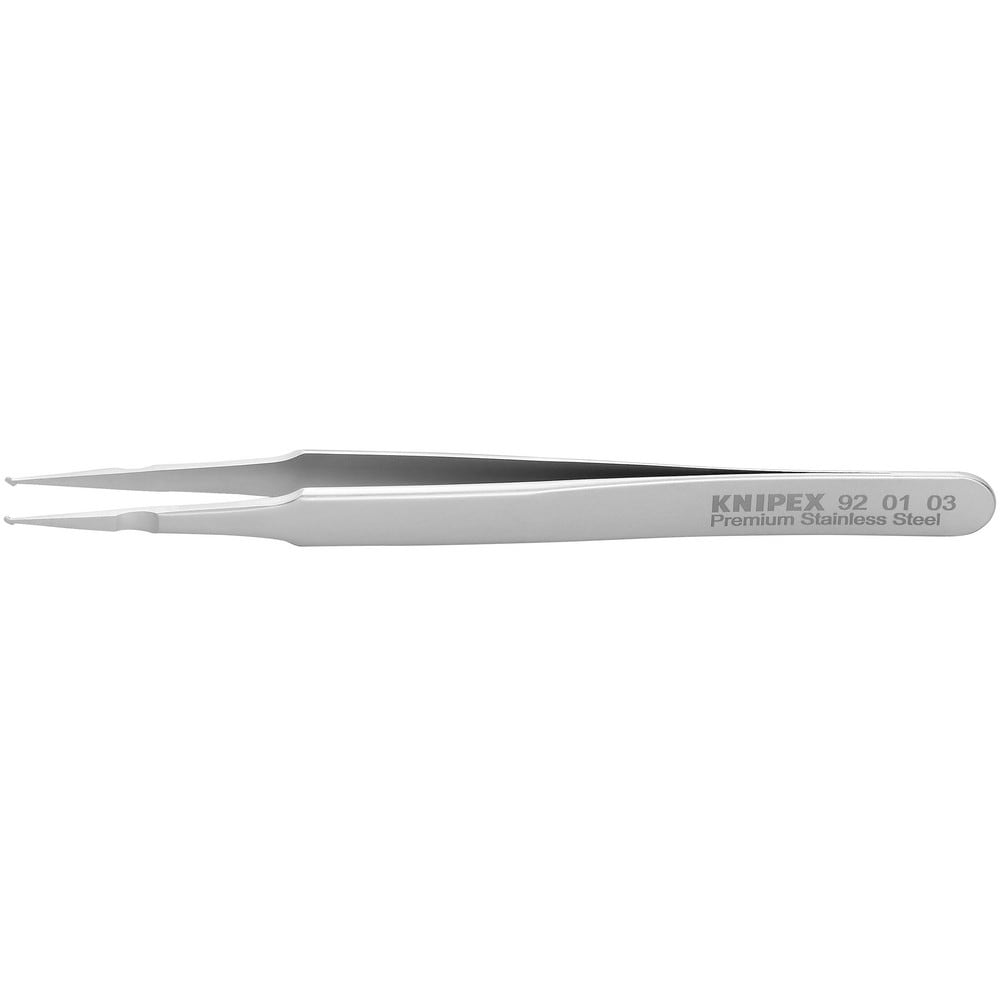 Tweezers; Tweezer Type: Assembly; Pattern: Smooth Pointed Tip and Serrated Bent Tip; Material: Stainless Steel; Tip Type: Straight; Tip Shape: Pointed; Overall Length (Inch): 4-3/4; Grip Style: Smooth