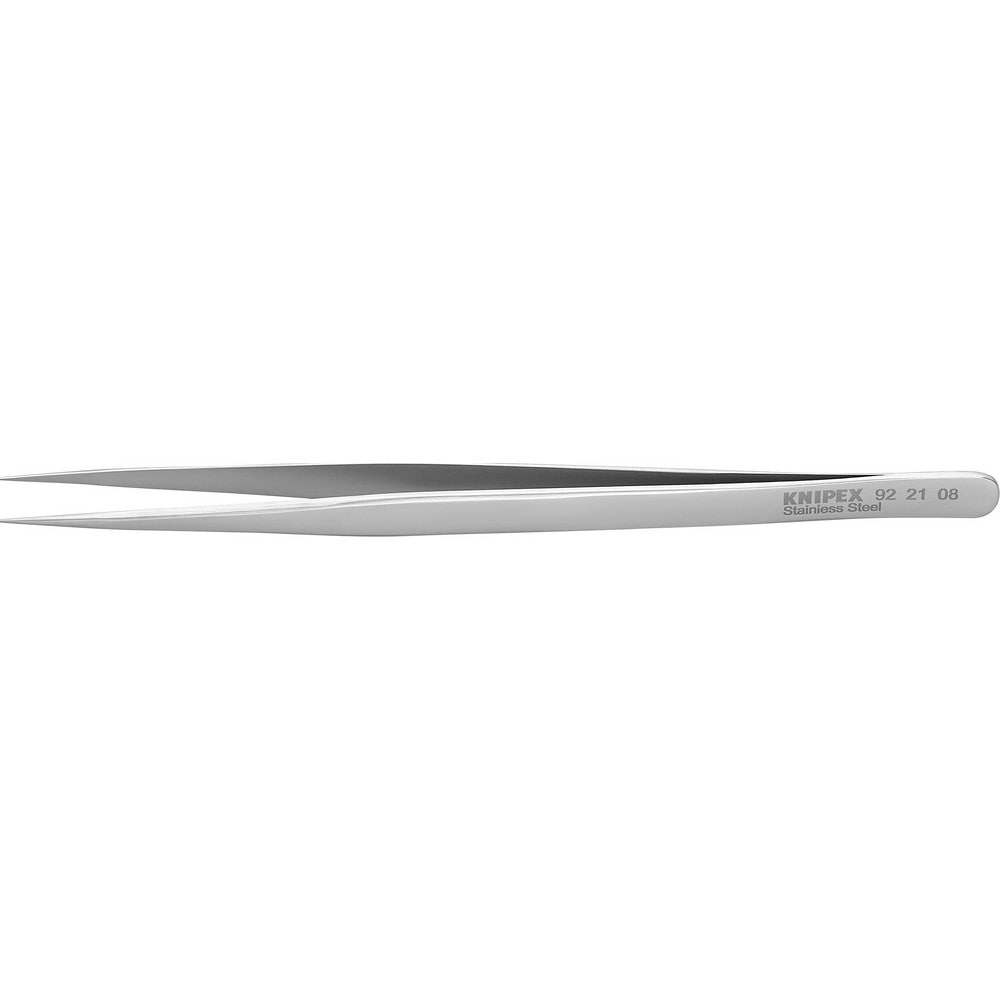 Tweezers; Tweezer Type: Fine Point; Pattern: Smooth Pointed Tip and Serrated Bent Tip; Material: Stainless Steel; Tip Type: Extra Fine; Tip Shape: Pointed; Overall Length (Inch): 5-1/2; Grip Style: Smooth