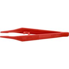 Tweezers; Tweezer Type: Utility; Pattern: Serrated Blunt Tip; Material: Plastic; Tip Type: Blunt; Tip Shape: Pointed; Overall Length (Inch): 5-1/4; Grip Style: Smooth