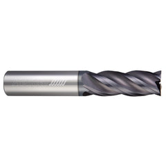 Square End Mill: 4 Flute, Solid Carbide