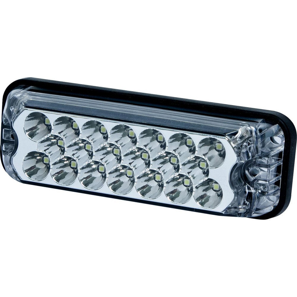 Emergency Light Assemblies; Light Assembly Type: LED Warning Light; Voltage: Multi-Voltage; Mount Type: Permanent, Flush, Surface; Power Source: 12-24V DC; Overall Height: 2.5 in