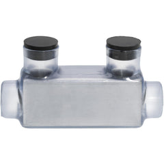 Push In Wire Connectors; Connector Type: Tap; Compatible Wire Size (AWG): 600 kcmil, 6 AWG; Number Of Ports: 2; Overall Length: 6.00; Connector Color: Clear; Overall Width: 3; Overall Length (mm): 6.00; Overall Height: 1.85