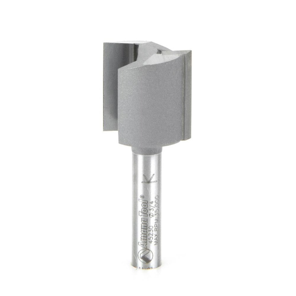 3/4" Diam, 3/4" LOC, 2 Flute Straight Router Bit