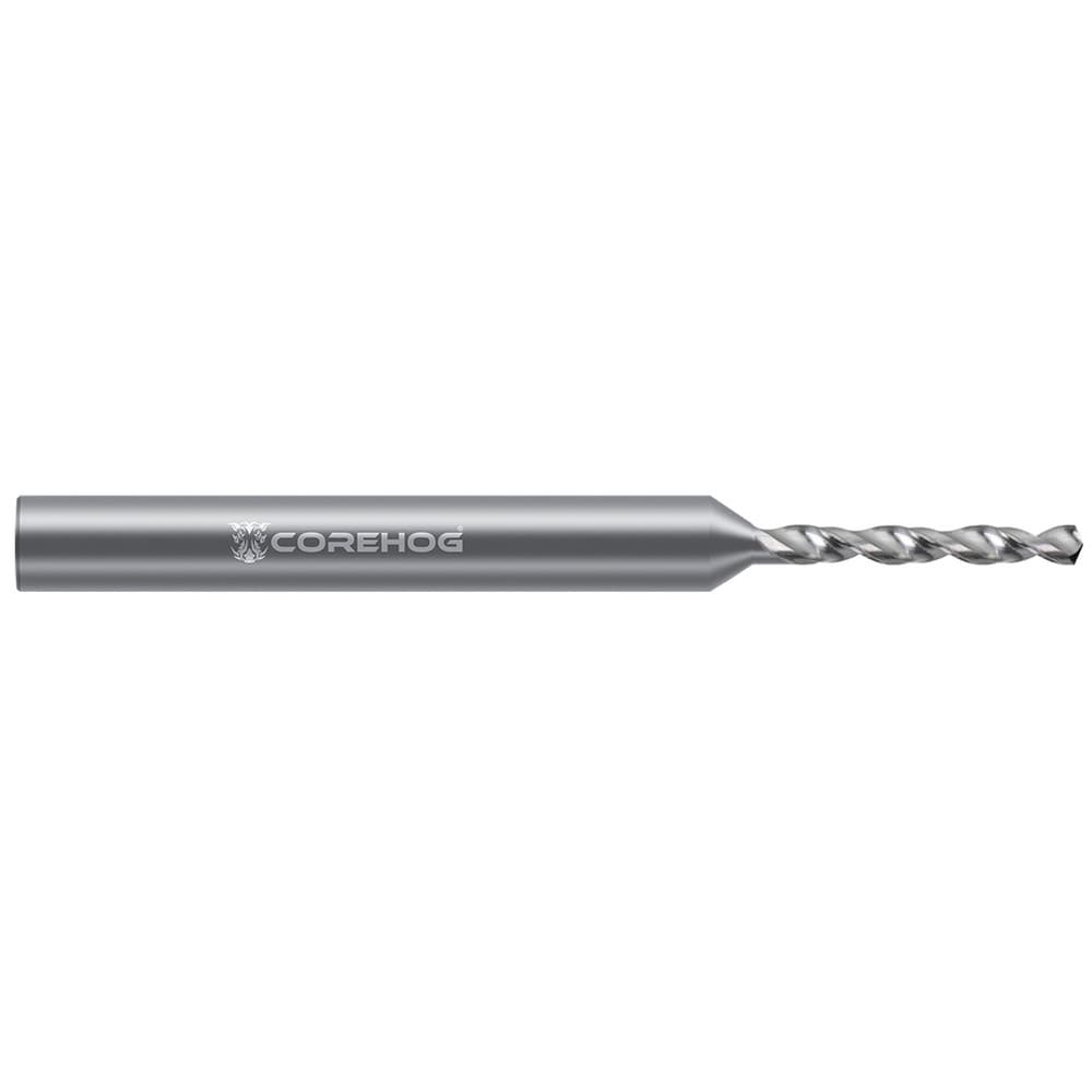 Micro Drill Bit: 0.0200" Dia, 130 deg, Solid Carbide