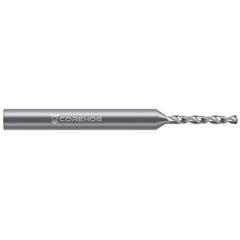 Micro Drill Bit: 0.0625" Dia, 130 deg, Solid Carbide