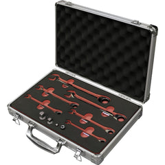 Combination Wrench Set: 10 Pc, Inch