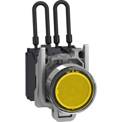 Pilot & Indicator Lights; Pilot Light Type: Press-to-Push Pilot Light; Lamp Type: LED; Light Color: Amber; Voltage: 110.00 V, 120.00 V; Overall Diameter: 0.870; Electrical Connection Type: Screw Clamp; Panel Cut-out Diameter: 22 mm