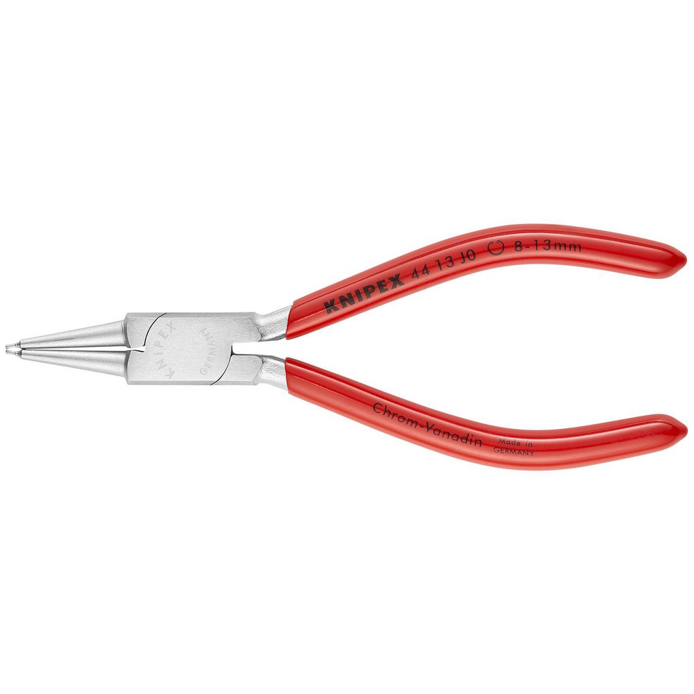 Retaining Ring Pliers; Type: Internal Snap Ring Pliers; Tip Angle: 0; Ring Diameter Range (Inch): 25/32 to 1-3/16; Overall Length (Inch): 5-1/2