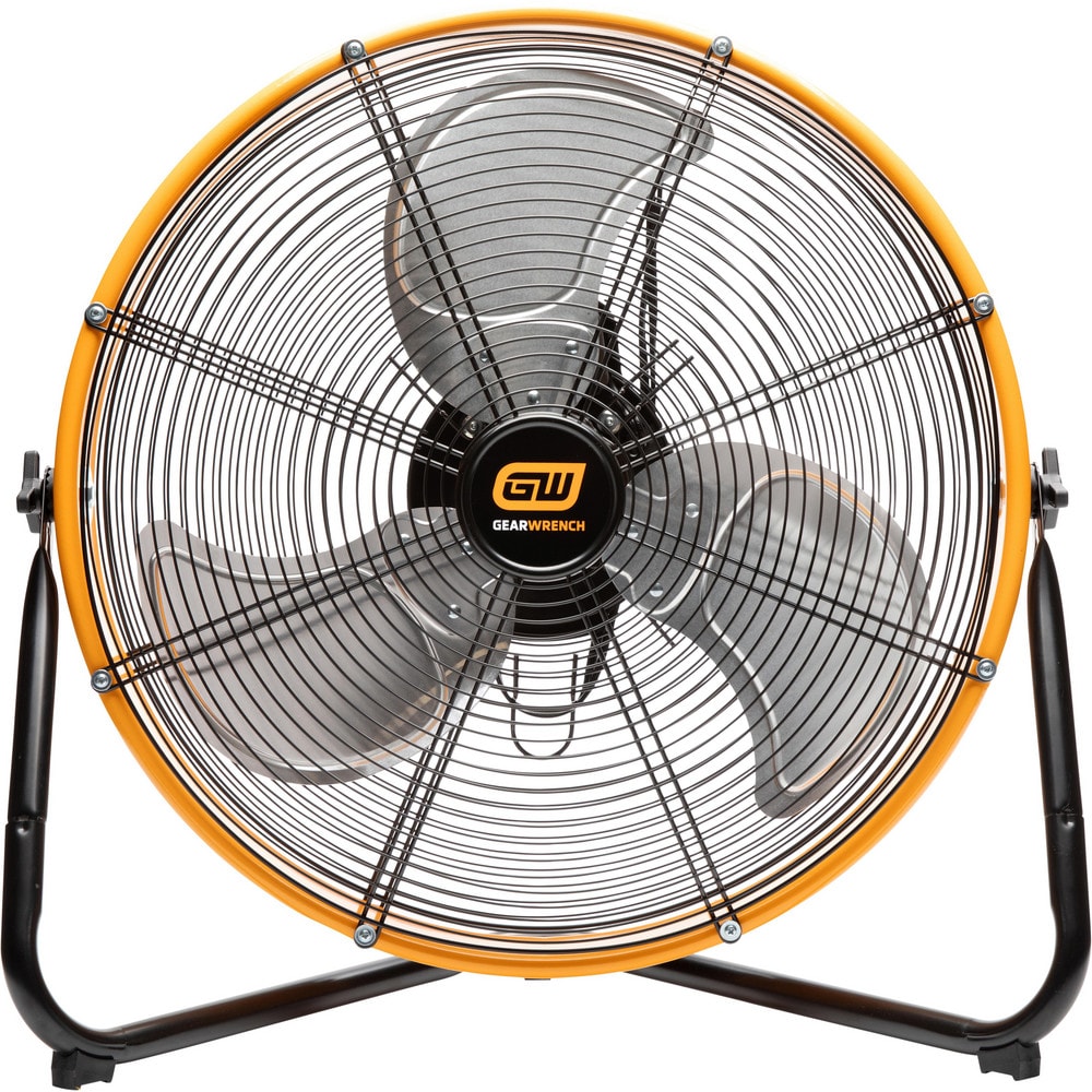 Industrial Circulation Fans; Blade Size: 20; Fan Diameter: 20; Fan Type: Floor; Number Of Blades: 3; Voltage: 120; Maximum Rpm: 1400