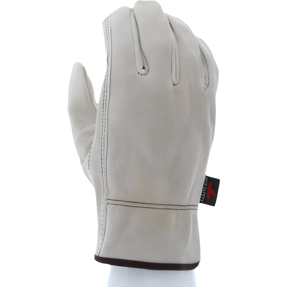 Work Gloves: Memphis 3110, Size Large, Not Lined, Cowhide Leather, General Purpose