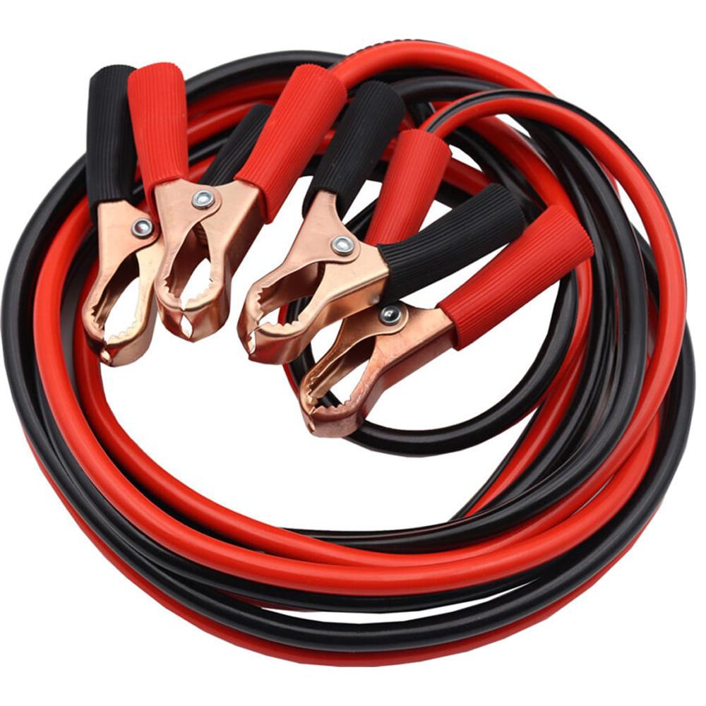 Booster Cables; Cable Type: Booster Cable; Wire Gauge: 8; Wire Material: Copper Clad Aluminum; Cable Length: 8.000; Cable Color: Red, Black