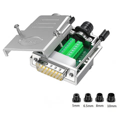 Computer Cable Accessories; Accessory Type: Adapter; For Use With: Data Networks Serial Data Transmission Device Management Instrument Control; Connection Type: D-Sub RS-232 Serial; Number Of Connections: 15; Gender: Female; Housing Material: Zinc; Finish