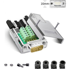 Computer Cable Accessories; Accessory Type: Adapter; For Use With: Data Networks Serial Data Transmission Device Management Instrument Control; Connection Type: D-Sub RS-232 Serial; Number Of Connections: 9; Gender: Female; Housing Material: Zinc; Finish: