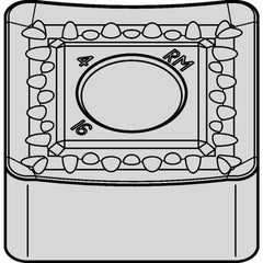 Turning Insert: SNMM643RM KCP25C, Carbide