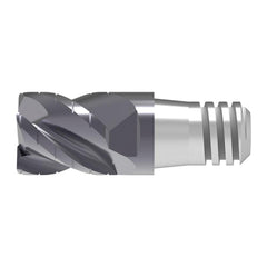 Corner Radius & Corner Chamfer End Mill Heads; Mill Diameter (mm): 8.00; Chamfer Width (mm): 0.160; Chamfer Angle: 45.000; Length of Cut (mm): 10.0000; Number Of Flutes: 4