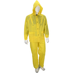 Rain Suit with Pants: Size 3X-Large, Non-Hazardous Protection, PVC