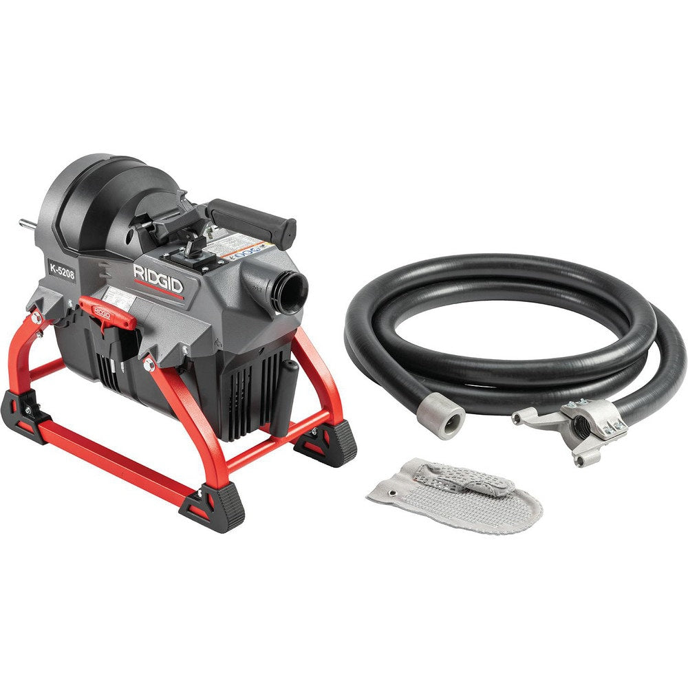 Electric & Gas Drain Cleaning Machines; Machine Type: Sectional; For Use With: Drain Lines; For Minimum Pipe Size: 2 in; For Maximum Pipe Size: 8 in; Overall Length: 48.00 in; Overall Width: 32 in; Overall Depth: 33 in