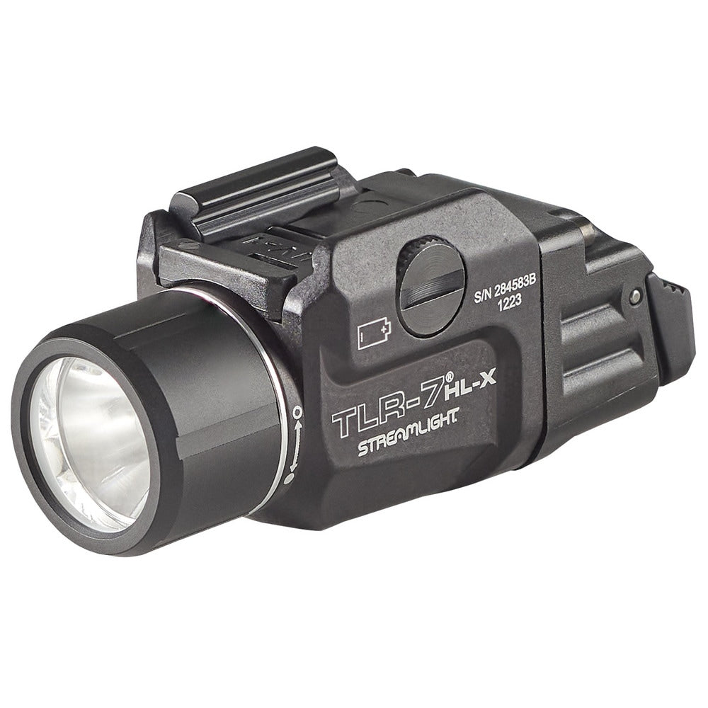 Weapon-Mounted Flashlights; For Use With: Most railed handguns; Bulb Type: LED; Lumens: 1000; Laser Sight: No Laser Sight; Battery Chemistry: Lithium-ion; Batteries Included: Yes